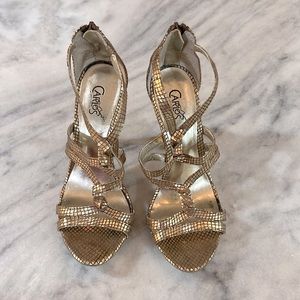Carlos Santana Gold Heels